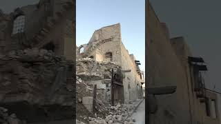 Walking through an abandoned and destroyed neighborhood in Aleppo, Syria 🇸🇾