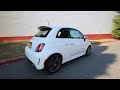 2015 fiat 500 abarth bianco ft528457 redmond seattle