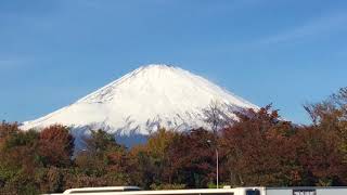 今日の富士山‼️‼️ 晴れ  (2017.11.26) 足柄SAより