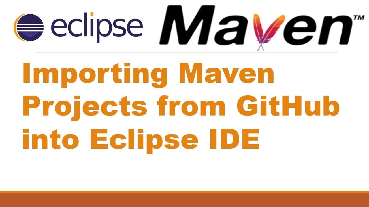 Importing Maven Projects From Github Into Eclipse How To Add Github