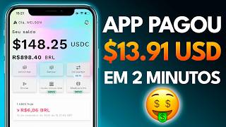 ÚNICO APP PAGANDO EM DÓLAR PARA INICIANTE GANHAR DINHEIRO NA INTERNET