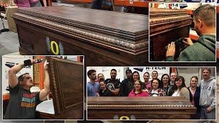 Siblings Come Together To Build Customized Coffin For Contractor Brother