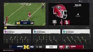 Michigan @ Georgia SemiFinal playoffs