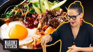 My easy Korean beef rice bowl you can make any night of the week | Beef Bibimbap | Marion's Kitchen