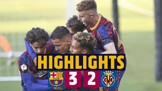 ⚽ HIGHLIGHTS | Barça B 3–2 Villarreal B | Hard-fought victory 💪🔥