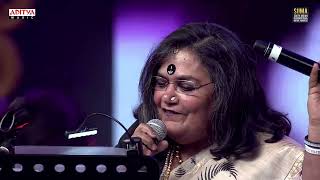 Singer Usha Uthup's Performance @SIIMA Awards | Aditya Music Telugu