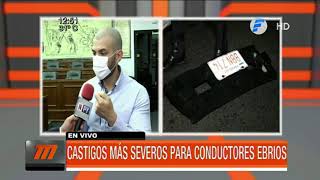 Proponen castigos más severos para conductores ebrios