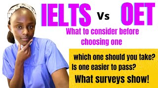 CHOOSING BETWEEN IELTS AND OET EXAMS FOR UK || overseas nurses UK @NicyWangui