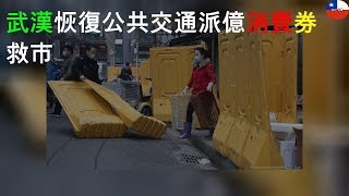 武漢恢復公共交通 派5億消費券救市