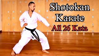 All 26 Shotokan Karate Kata 🥋⛩️