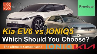 Kia EV6 vs IONIQ 5 - Best Electric Car Comparison!  Innovative IONIQ or Futuristic Kia?