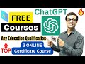 FREE online courses by top course platform #chatgpt #freecourses #onlinecourses #certificatecourses