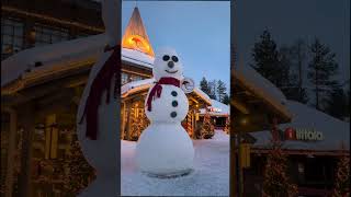 End of Winter in Santa Claus Village in Rovaniemi Lapland - home of Father Christmas #shorts