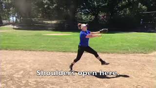 Pitching lesson video reference