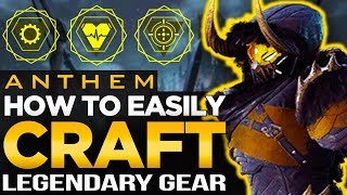 (Outdated) Anthem Update | Guardian Tokens \u0026 Crafting Legendary Gear