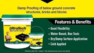 UltraTech Weather Pro BituPro DPC Coating | Thixotropic Bitumen Emulsion |  Damp Proofing Coat | ABG