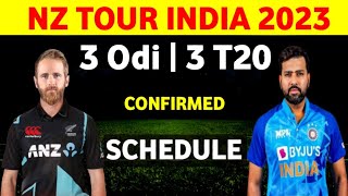 New Zealand Tour India 2023 Confirm Schedule & Time | Ind vs Nz Series 2023 | Cricket Sultan