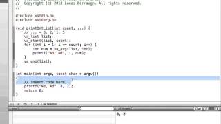 C Programming on the Mac L46 - Variadic Functions
