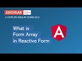 What is Form Array | Reactive Forms | Angular 13+