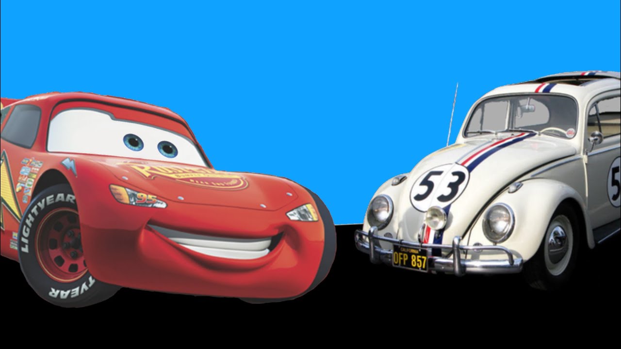 Lightning McQueen Meet Herbie The Love Bug Car - YouTube