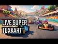 Live Gameplay Fedora Linux Super TuxKart Flatpak