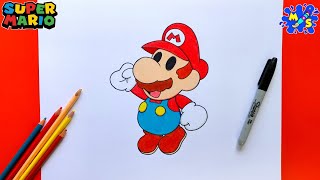 Paper Mario Drawing || How to Draw Paper Mario Easy Step by Step