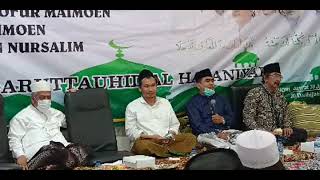 Gus Ghofur Maimoen dalam Haul Ke 2 KH.Maimoen Zubair Bersama HIMMA Tuban.