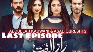 Raaz-e-Ulfat-  LAST  Episode||English Subtitles|| September 2020 -HAR PAL GEO