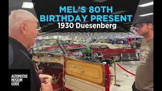 Mel's 1930 Duesenberg at Martin Auto Museum