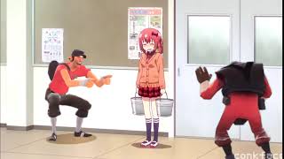 TF2 mercs bully satania