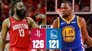 James Harden takes over in OT | Rockets vs. Warriors Game 3 | 2019 NBA Playoff H