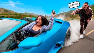 STEALING My Fiances LAMBORGHINI *HE SNAPPED*