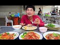 ข้าวขาหมูน้ำจิ้มรสเด็ดแซ่บคักขนาดครับพี่น้องmukbang eating show โก้อีสานพาแดก