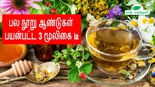 பல நூறு ஆண்டுகள்  பயன்பட்ட 3 மூலிகை டீ | 3 Ancient Herbal tea recipes in Tamil