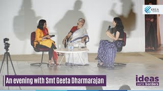 An evening with Smt Geeta Dharmarajan