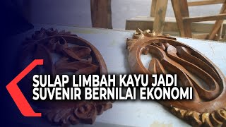 Pemuda di Lampung Sulap Limbah Kayu Jadi Suvenir Bernilai Ekonomi