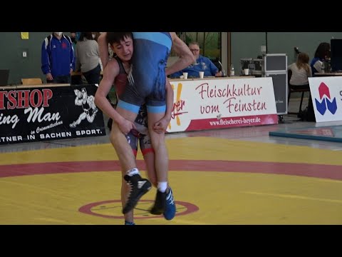 Wrestling Ringen, B-Jugend, LM Sachsen 2022, Freistil, 48 Kg - YouTube