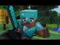 save the villagers alex and steve life minecraft animation