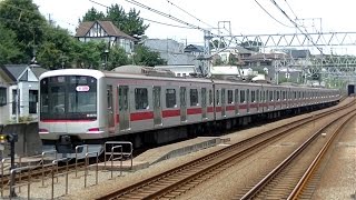 東急5050系5176F（sustina車連結）急行和光市行き 多摩川駅発車