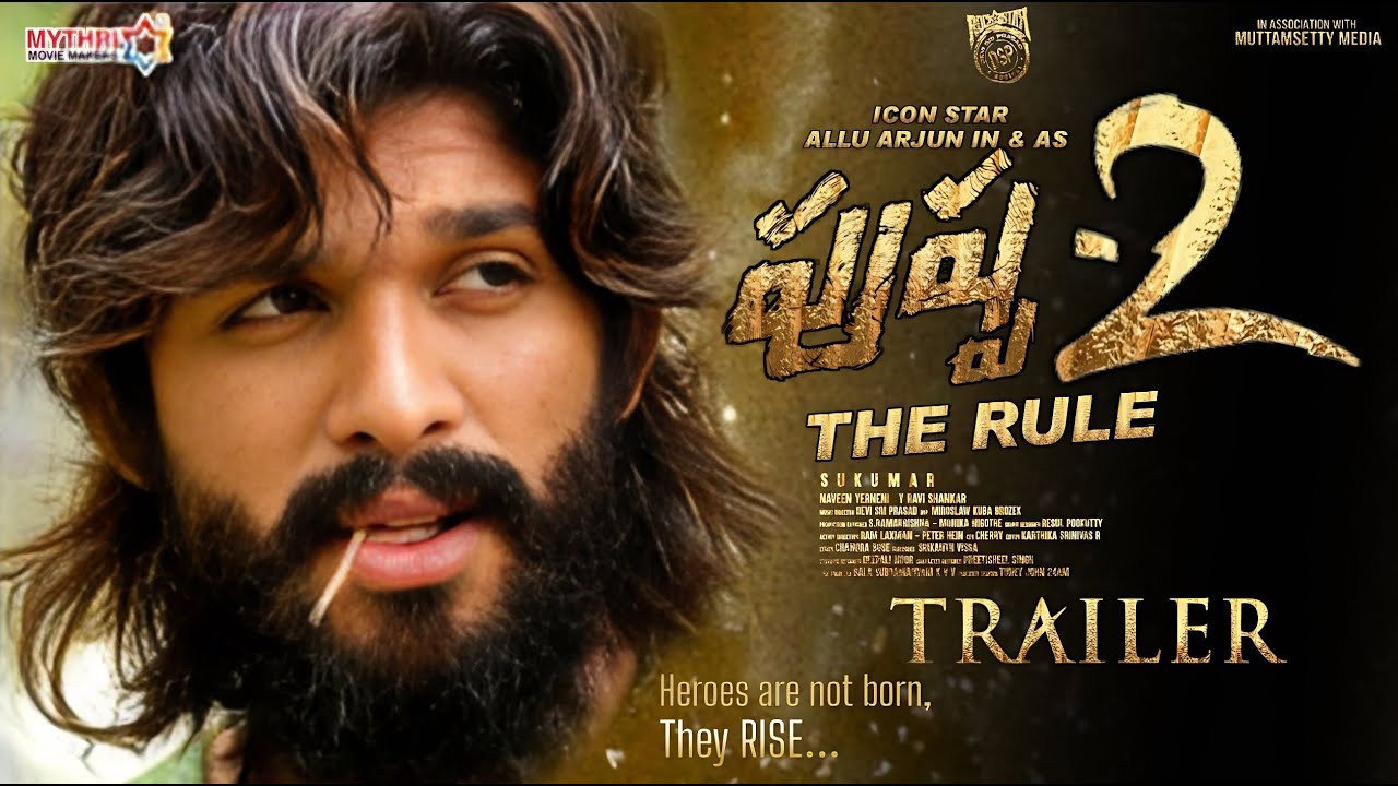 PUSHPA 2 THE RULE - ALLU ARJUN INTRO FIRST LOOK TEASER|PUSHPA 2 ...