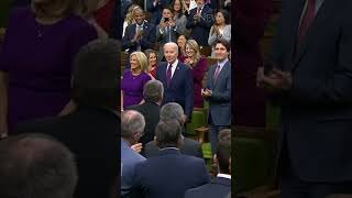 WATCH: U.S. President Biden arrives to address the House of Commons #shorts