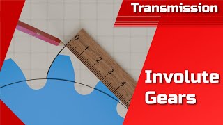 Geometry of involute gears | What is an involute | module | pitch circle | simply explained