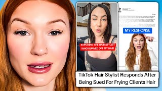 TikTok Hair Stylist Responds After Being Sued For Frying Clients Hair Off