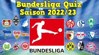 12 Fußball Bundesliga Quiz Fragen 2022/23 😰 sehr Schwer | Fußball Quiz 2023