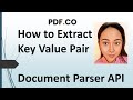 How to Extract Key Value Pair using PDF.co Document Parser API