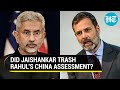 Rahul compares India-China standoff to Ukraine conflict; Reveals Jaishankar's reaction to his claims