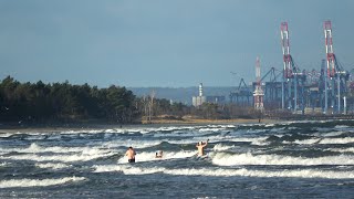 15.12. Gdańsk Sobieszewo. Spacer po plaży.