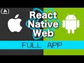 React Native Web Full App Tutorial - Build a Workout App for iOS, Android, and Web