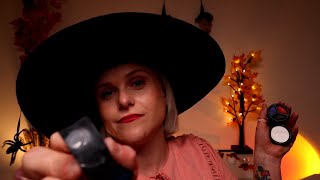 A SUPER Fast ASMR Halloween Make Up / Face Painting