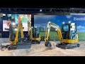 Komatsu Europe brought an electrifying indoor display to Intermat Paris